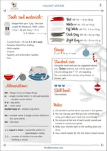 Load image into Gallery viewer, Holiday Gnome Crochet Pattern, 7 Inch Christmas Gnomes - Firefly Crochet