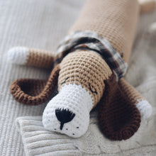 Load image into Gallery viewer, Easy Sleepy Dog Crochet Pattern, Puppy Amigurumi Dog Tutorial PDF - Firefly Crochet