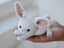 Load image into Gallery viewer, Patrón de ganchillo, Conejo moteado, Patrón en ESPANOL - Firefly Crochet