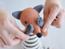 Load image into Gallery viewer, Crochet Pattern for Two Foxes, Amigurumi Fox Tutorial PDF - Firefly Crochet