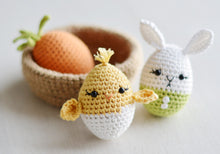 Load image into Gallery viewer, Easter Eggs and Jute Basket Crochet Pattern for Beginners - Firefly Crochet