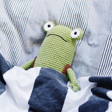 Load image into Gallery viewer, Patrón de ganchillo, Fred la Rana, ESPANOL - Firefly Crochet