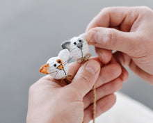 Load image into Gallery viewer, Bookmarks Crochet Pattern Rabbit & Cat, Amigurumi Bookmark PDF Tutorial - Firefly Crochet