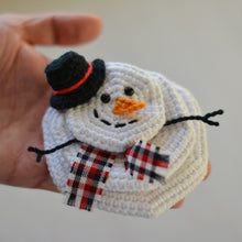 Load image into Gallery viewer, Marvin the Melted Snowman, FREE Crochet Pattern in ENGLISH - Firefly Crochet