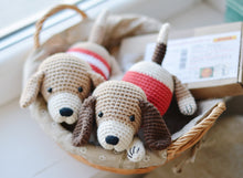 Load image into Gallery viewer, Crochet Dog Pattern, Amigurumi Puppy Dog Crochet Tutorial PDF - Firefly Crochet