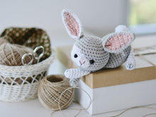 Load image into Gallery viewer, Easter Bunny Crochet Pattern, Rabbit Amigurumi PDF Tutorial - Firefly Crochet