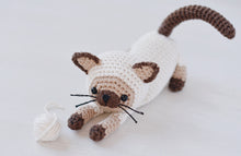 Load image into Gallery viewer, Amigurumi Siamese Cat Crochet Pattern - Firefly Crochet