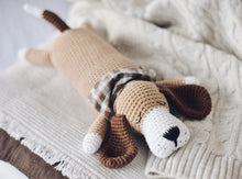 Load image into Gallery viewer, Easy Sleepy Dog Crochet Pattern, Puppy Amigurumi Dog Tutorial PDF - Firefly Crochet