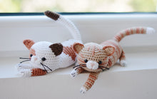 Load image into Gallery viewer, Crochet Calico Cat Pattern, Crochet Spotted Kitten Tutorial PDF - Firefly Crochet