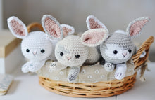 Load image into Gallery viewer, Easter Bunny Crochet Pattern, Rabbit Amigurumi PDF Tutorial - Firefly Crochet