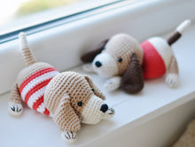 Load image into Gallery viewer, Crochet Dog Pattern, Amigurumi Puppy Dog Crochet Tutorial PDF - Firefly Crochet