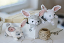 Load image into Gallery viewer, Easter Bunny Crochet Pattern, Rabbit Amigurumi PDF Tutorial - Firefly Crochet