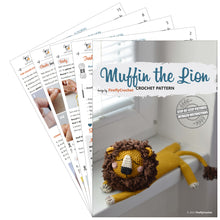 Load image into Gallery viewer, Muffin the Lion Crochet Pattern - Firefly Crochet