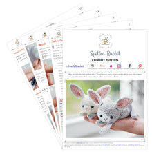 Load image into Gallery viewer, Easter Bunnies Crochet Pattern, Rabbit Amigurumi PDF Tutorial - Firefly Crochet
