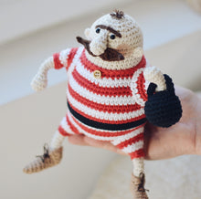 Load image into Gallery viewer, Amigurumi Doll Crochet Pattern for Two Strongmen - Firefly Crochet