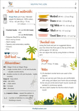 Load image into Gallery viewer, Muffin the Lion Crochet Pattern - Firefly Crochet