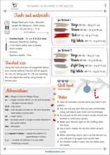 Load image into Gallery viewer, Richard the Moose Crochet Pattern PDF - Firefly Crochet