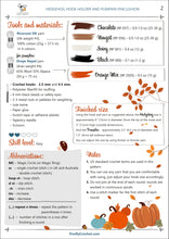 Load image into Gallery viewer, Hedgehog Hook Holder and Pumpkin Pincushion Crochet Pattern - Firefly Crochet