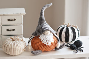 Halloween Crochet Pattern for Three Pumpkins, Easy and Quick Crochet Tutorial PDF - Firefly Crochet