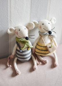 Los Ratones Pepe y Penny, ESPANOL - Firefly Crochet