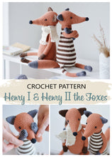 Load image into Gallery viewer, Crochet Pattern for Two Foxes, Amigurumi Fox Tutorial PDF - Firefly Crochet
