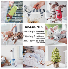 Load image into Gallery viewer, Patrón de ganchillo Gnomo Navideno Patrón en ESPANOL - Firefly Crochet