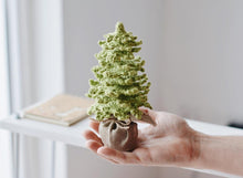 Load image into Gallery viewer, Farmhouse Christmas Tree crochet pattern for table decor - Firefly Crochet
