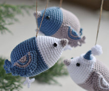 Load image into Gallery viewer, Crochet Pattern Christmas Birds, Decoration for Christmas Tree - Firefly Crochet