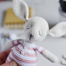 Load image into Gallery viewer, Two Crochet Rabbits Amigurumi Pattern - Firefly Crochet