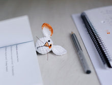 Load image into Gallery viewer, Bookmark rabbit crochet pattern PDF great idea for using up scrap yarn - Firefly Crochet