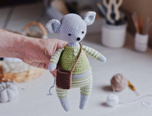 Load image into Gallery viewer, Crochet Pattern to make Mouse Stuffed Animal - Firefly Crochet