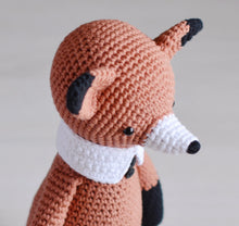 Load image into Gallery viewer, Fox Stuffed Animal Crochet Pattern - Firefly Crochet