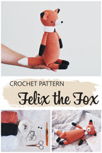 Load image into Gallery viewer, Fox Stuffed Animal Crochet Pattern - Firefly Crochet