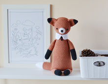 Load image into Gallery viewer, Fox Stuffed Animal Crochet Pattern - Firefly Crochet