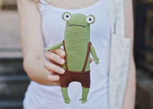 Мастер-класс - Лягушонок, описание вязаной крючком игрушки - Firefly Crochet