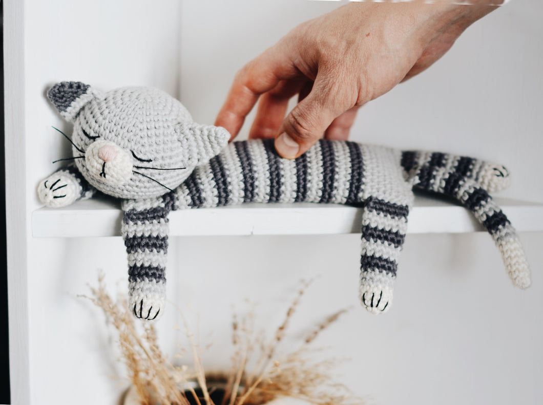 Cat Crochet Pattern Amigurumi Doll Download PDF - Firefly Crochet
