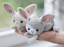 Load image into Gallery viewer, Easter Bunny Crochet Pattern, Rabbit Amigurumi PDF Tutorial - Firefly Crochet
