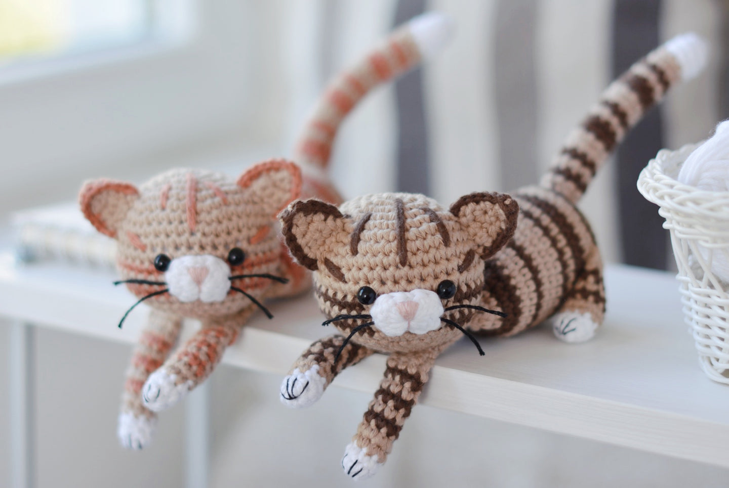 Мастер-класс - Полосатый котенок, описание вязаной крючком игрушки - Firefly Crochet