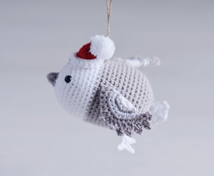 Мастер-класс - Рождественские Птички на Елку, описание вязаных крючком игрушек - Firefly Crochet