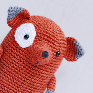 Бесплатный мастер-класс - Лисенок, описание вязаной крючком игрушки на Русском языке - Firefly Crochet