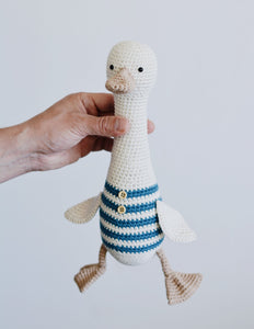 Мастер-класс - Гусь, описание вязаной крючком игрушки - Firefly Crochet