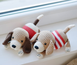 Crochet Dog Pattern, Amigurumi Puppy Dog Crochet Tutorial PDF - Firefly Crochet