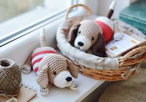 Crochet Dog Pattern, Amigurumi Puppy Dog Crochet Tutorial PDF - Firefly Crochet