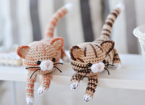 Crochet Pattern Tabby Cat Amigurumi - Firefly Crochet