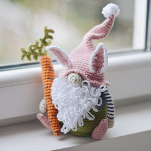Patrón de ganchillo Gnomos de Pascua, ESPANOL - Firefly Crochet