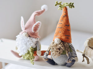 Easter Gnomes Crochet Pattern, Amigurumi Gnome Easter Tutorial PDF - Firefly Crochet