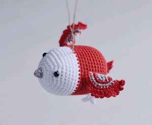 Мастер-класс - Рождественские Птички на Елку, описание вязаных крючком игрушек - Firefly Crochet
