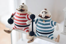 Load image into Gallery viewer, Amigurumi Doll Crochet Pattern for Two Strongmen - Firefly Crochet
