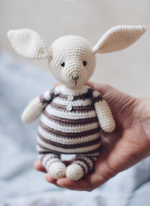 Мастер-класс - Спящий кролик и кролик в пижаме, описание вязаной крючком игрушки - Firefly Crochet