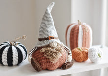 Load image into Gallery viewer, Halloween Crochet Pattern for Three Pumpkins, Easy and Quick Crochet Tutorial PDF - Firefly Crochet
